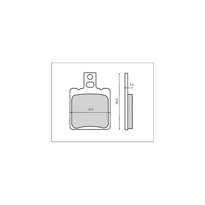 BRENTA brake pads KH47 Metalic sinter (gold color) (FT 4029)