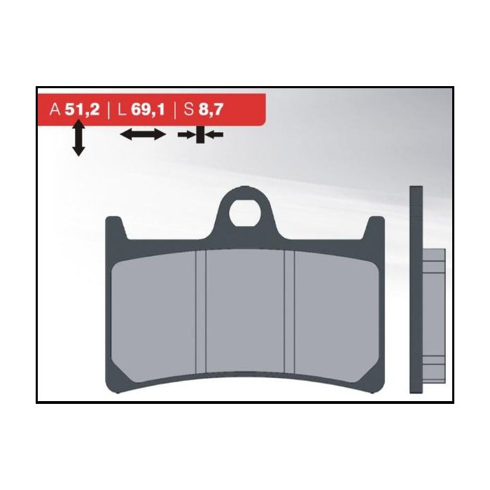 BRENTA brake pads KH252 / KH380 front (FT 3094)