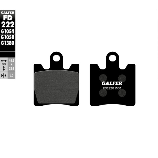 GALFER brake pads KH283 SEMI-METALLIC SUZUKI AN 250 / 400