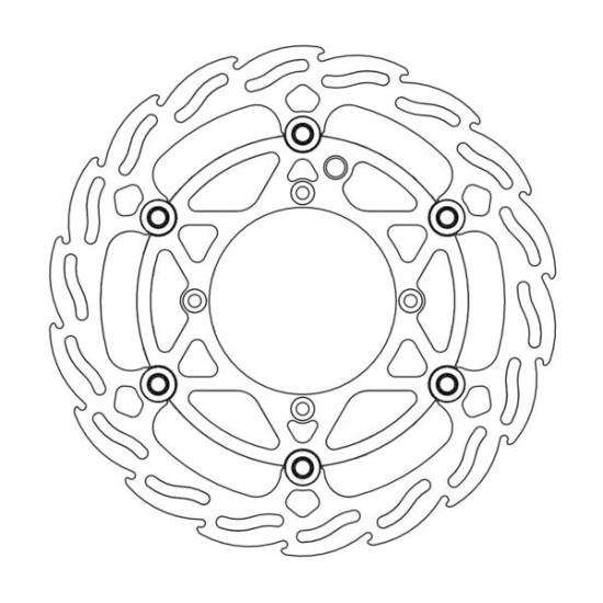 MOTO-MASTER brake disc (floating) 260mm KTM SX 85 '11-, 250 / 350 FREERIDE '14- HUSQVARNA TC85 '14 front (with hole g)