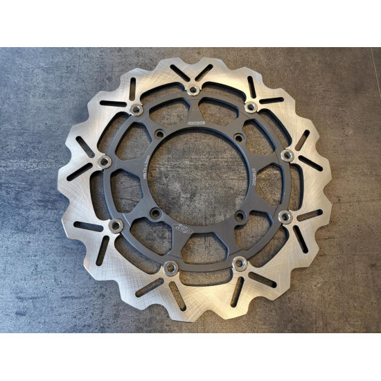 BRAKING brake disc front HUSQVARNA / BETA SUPERMOTO (diameter 320mm) floating WAVE (320x120x5)