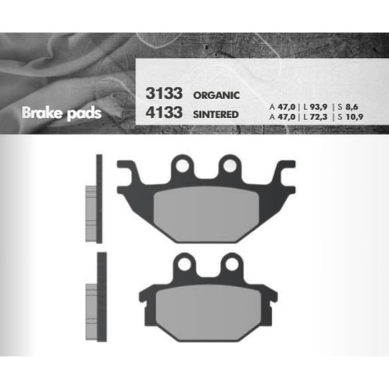 BRENTA brake pads KH377 (FT 3133)