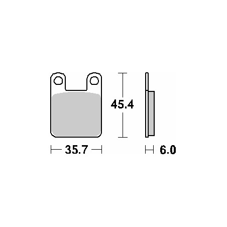 SBS brake pads KH115 MAXI CARBON CARBON TECH color black fits: YAMAHA DT50 `04-, TZR 50 `03,