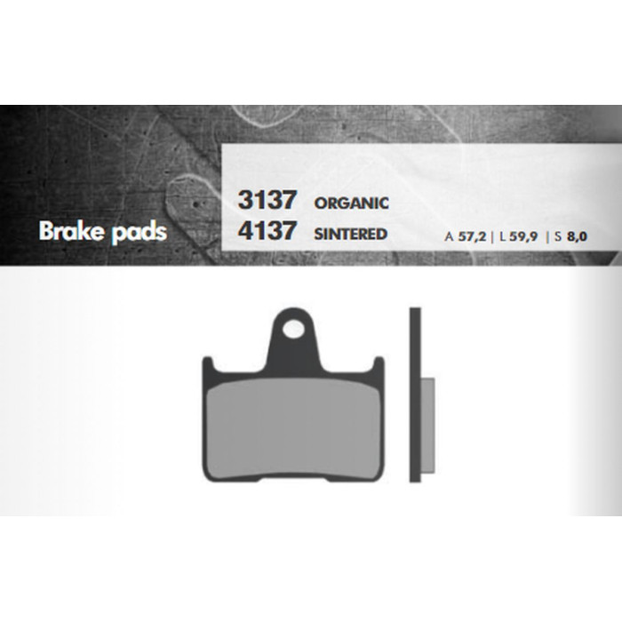 BRENTA brake pads KH254 (GSF650 / 1200 rear) (FT 3137)