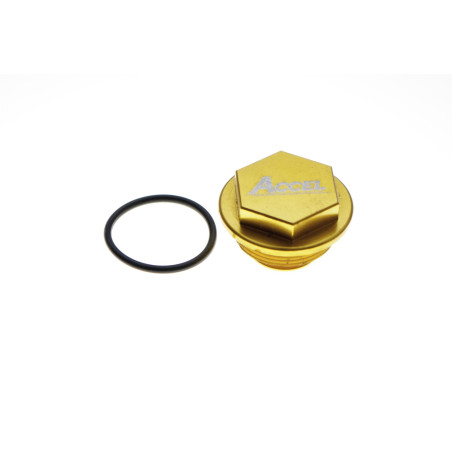 ACCEL brake master cylinder cover rear KTM BREMBO '04-'13 gold color
