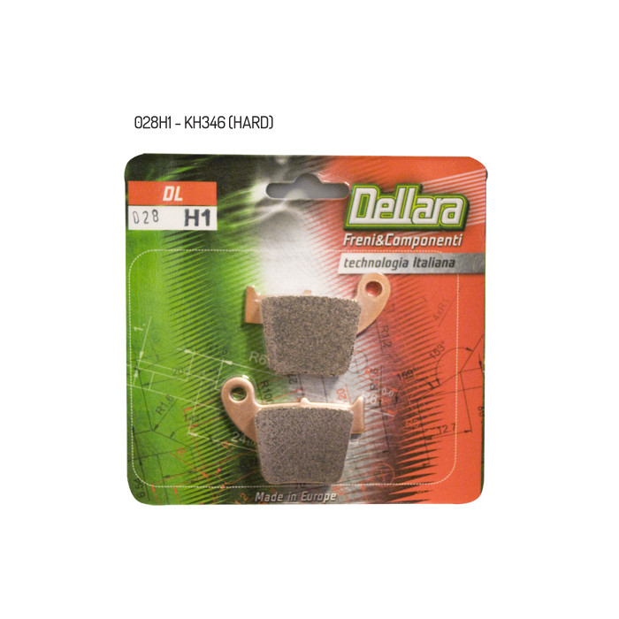 DELLARA brake pads KH346 (HARD) rear