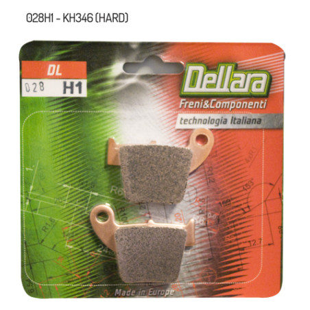 DELLARA brake pads KH346 (HARD) rear