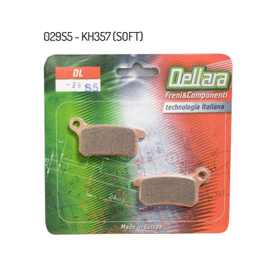 DELLARA brake pads KH357 (SOFT) rear