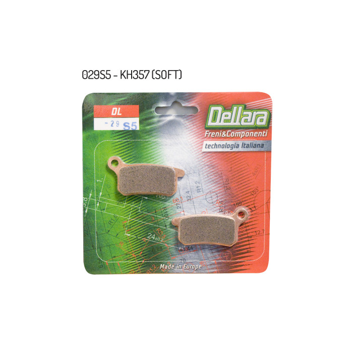 DELLARA brake pads KH357 (SOFT) rear