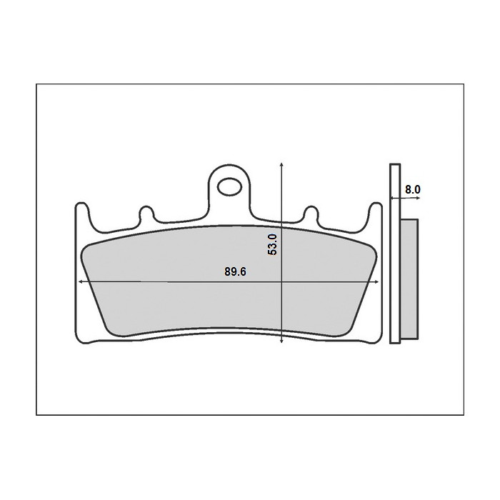 BRENTA brake pads KH188 KAWASAKI / SUZUKI front (FT 3060)
