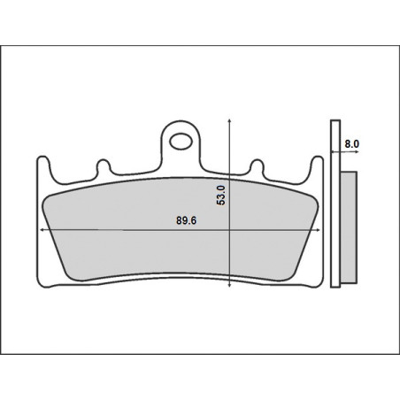 BRENTA brake pads KH188 KAWASAKI / SUZUKI front (FT 3060)