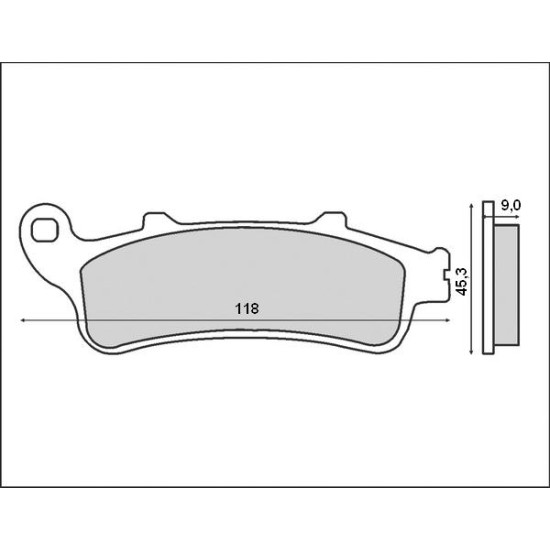 BRENTA brake pads KH388 (FT 3081)