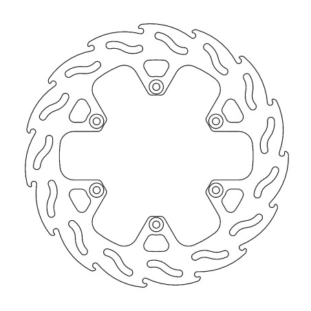 MOTO-MASTER brake disc rear 240mm FLAME KTM 450 RALLY '11-,BETA 250 / 300 / 350 / 390 / 400 / 430 / 450 / 480 / 498 / 500
