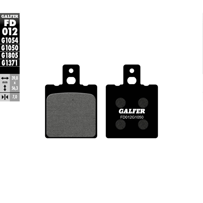 GALFER brake pads KH47 SEMI-METALLIC