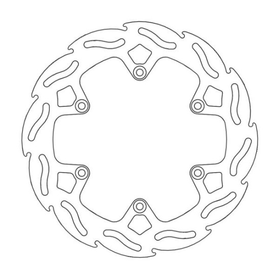 MOTO-MASTER brake disc rear FACTORY KTM, Husaberg 220 MM - 4.4MM THICKNESS (NG141 NG129)