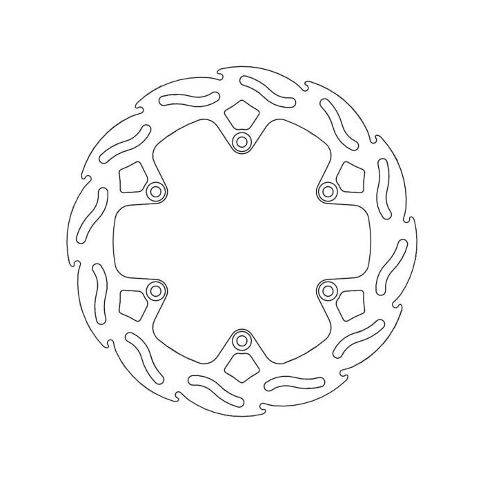 MOTO-MASTER brake disc rear FACTORY KTM, Husaberg 220 MM - 4.4MM THICKNESS (NG141 NG129)