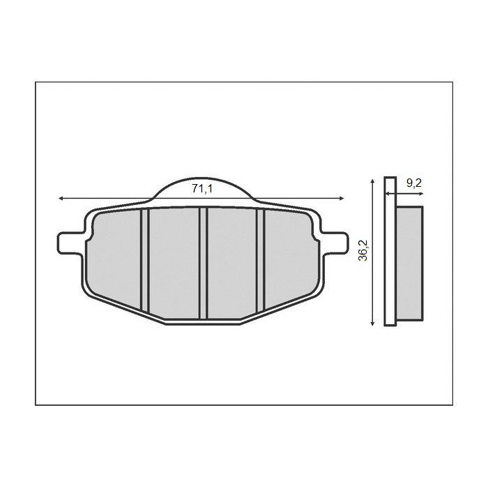 BRENTA brake pads KH101 (FT 3085)
