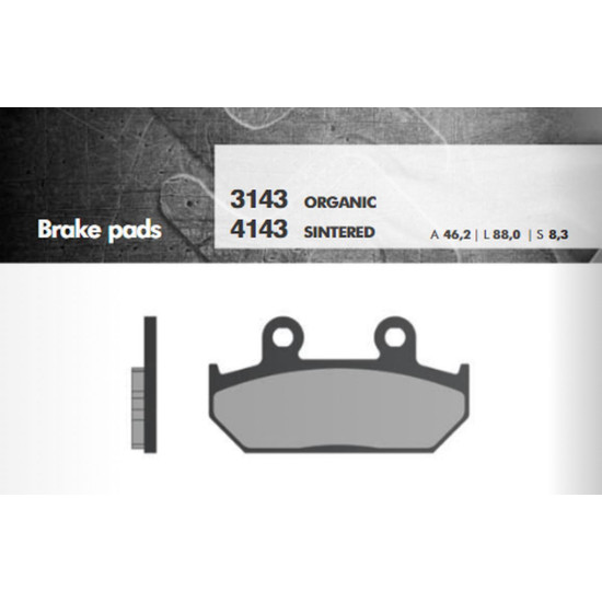 BRENTA brake pads KH124 / 2 CAGIVA / HONDA front (FT 3143)