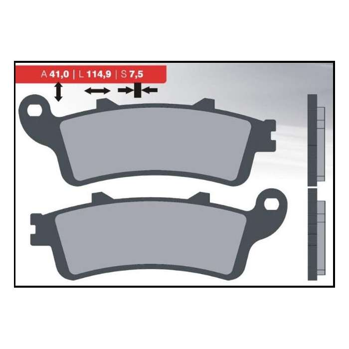 BRENTA brake pads KH261 / KH281 - replaced by FT 3189 (thickness 8.3mm) (FT 3023 B)