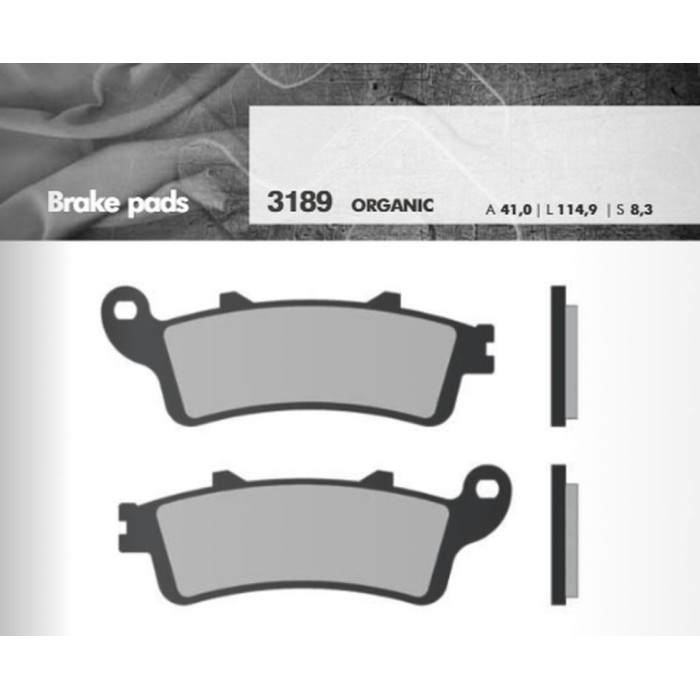 BRENTA brake pads KH261 / KH281 (thickness 8.3mm) (FT 3189)