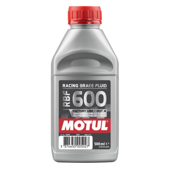 MOTUL brake fluid RACING RBF 600 DOT4 0.5L FACTORY LINE (synthetic)