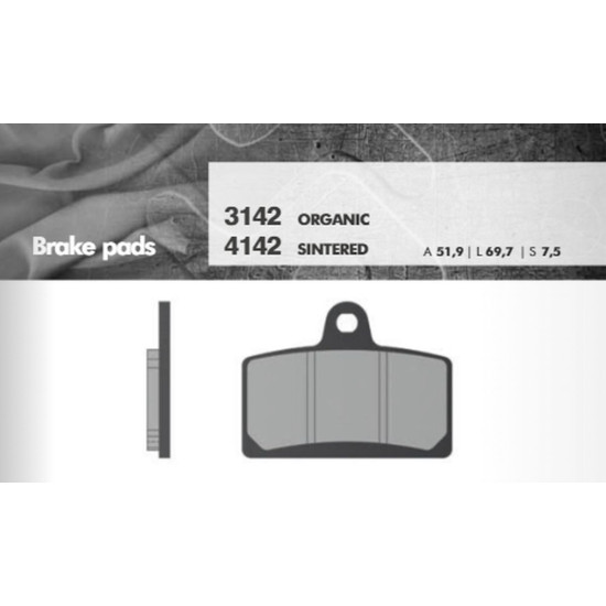 BRENTA brake pads KH399 front (FT 3142)