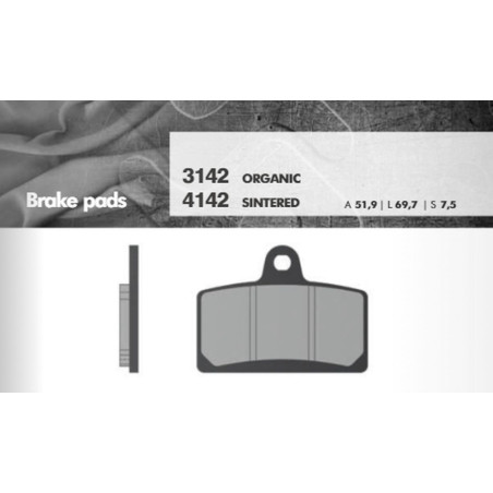 BRENTA brake pads KH399 front (FT 3142)