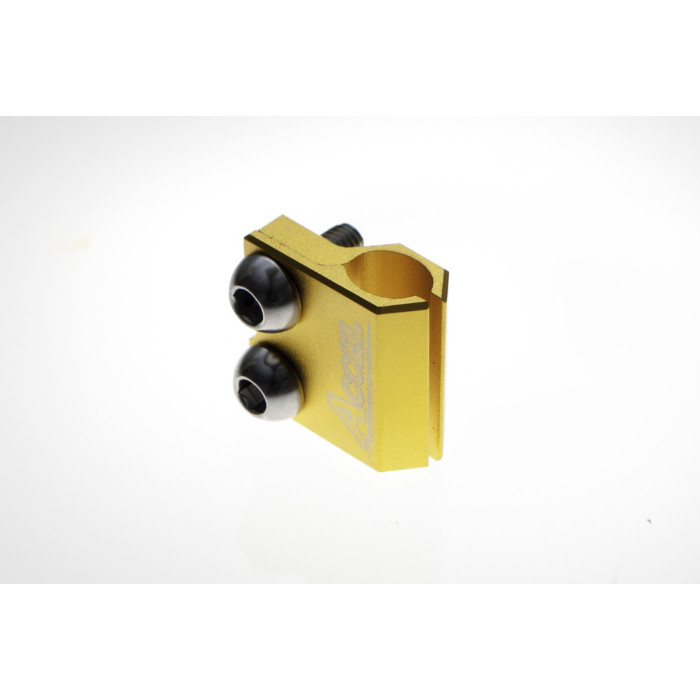 ACCEL brake hose holder front HONDA / YAMAHA gold color