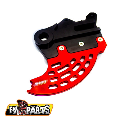 FM-PARTS galinio stabdžių disko aliumininė apsauga BETA 250 / 300 / 350 '13-'22 spalva raudona