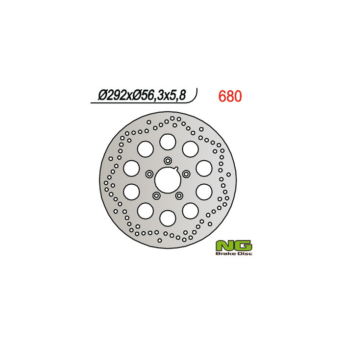 NG brake disc rear HARLEY-DAVIDSON,