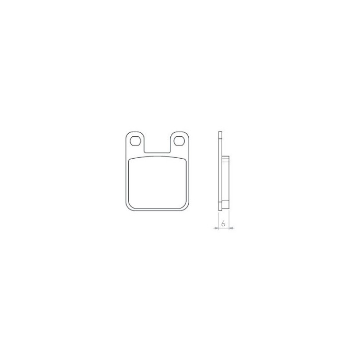 BRENTA brake pads KH115 Metalic sinter (gold color) (FT 4015)