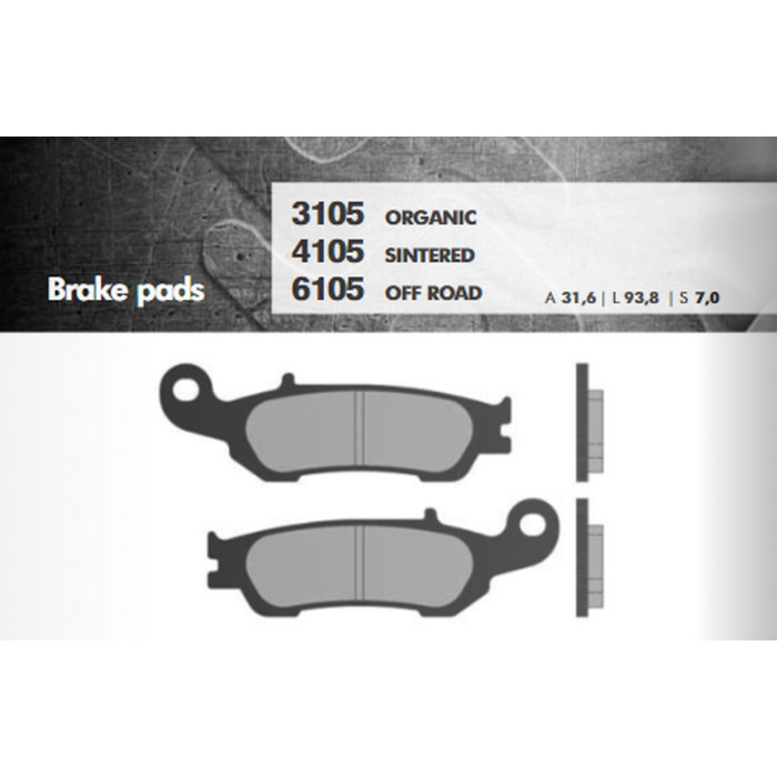 BRENTA brake pads KH450 YZ / YZF front 08-16 (FT 3105)