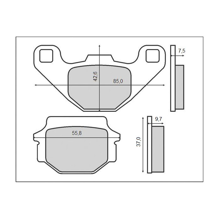 BRENTA brake pads KH67 (FT 3095)