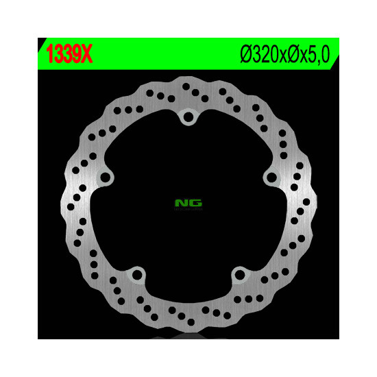 NG brake disc front HONDA CB 650F '14-'15, CTX 700 '13-'17 (320X5) (5X10mm) WAVE
