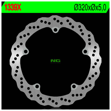 NG brake disc front HONDA CB 650F '14-'15, CTX 700 '13-'17 (320X5) (5X10mm) WAVE
