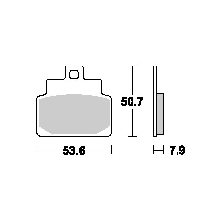 SBS brake pads KH301 MAXI CARBON CARBON TECH color black