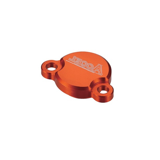 ACCEL brake master cylinder cover rear KTM 50 / 65 / 85 '03-'13, FREERIDE 350 color orange