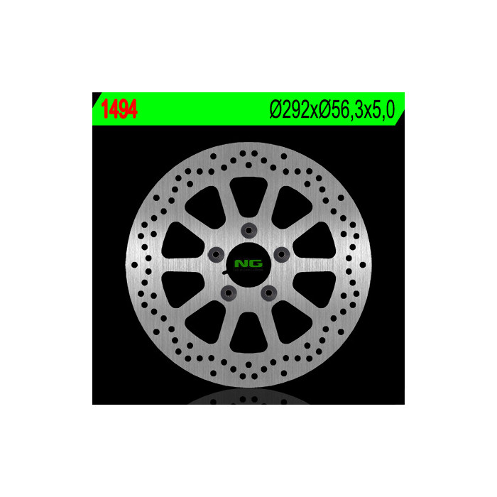 NG brake disc front HARLEY DAVIDSON 750 / 883 / 1200 / 1340 / 1450 / 1584 / 1600 (292X56.3X5) (5X8.5mm)