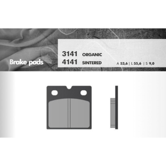 BRENTA brake pads KH18 front (BMW K75 / 100 / 1100 / 1200, R45 / 65 / 80 / 100) (FT 3141)