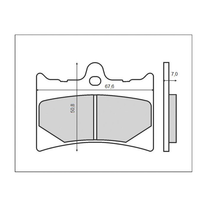 BRENTA brake pads KH126 (FT 3031)