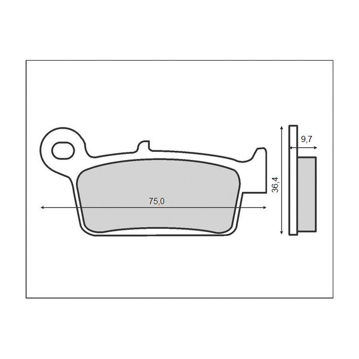BRENTA brake pads KH131 rear (FT 3087)