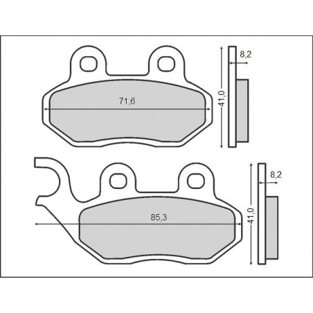 BRENTA brake pads KH264 (FT 3099)
