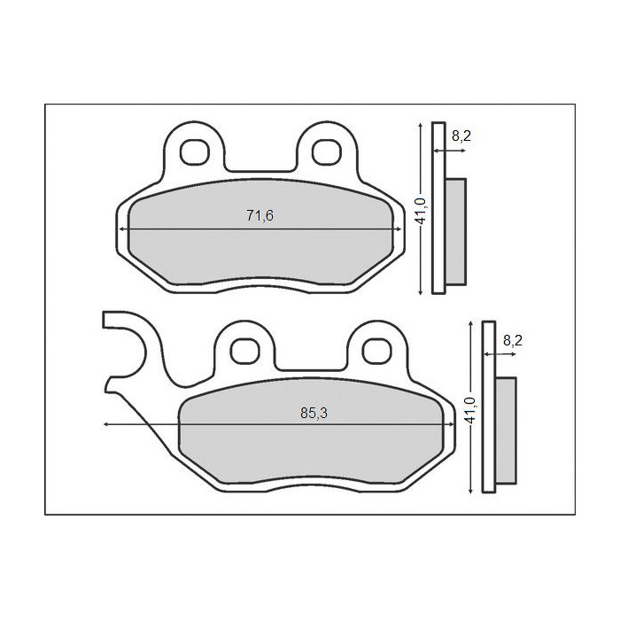 BRENTA brake pads KH264 (FT 3099)