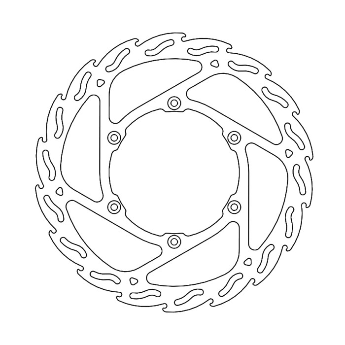 MOTO-MASTER brake disc front FLAME 270mm YAMAHA YZ / YZF 125 / 250 / 450 '16-, WRF 250 '17-'19, 450 '16-'18