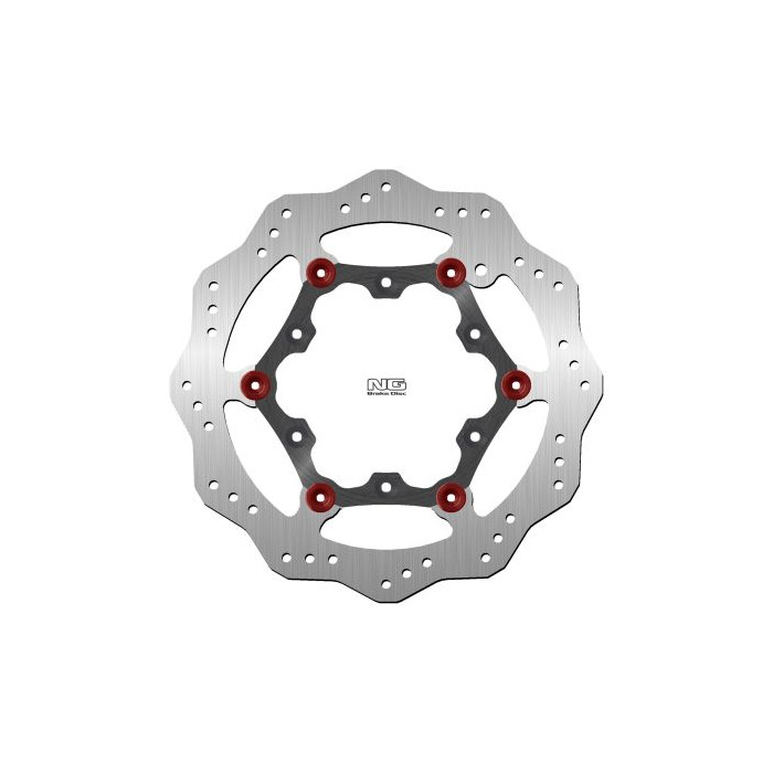 NG brake disc front AJP PR4 125 '05-09, BETA ALP 4.0 '05, GAS GAS EC250 / 300 '96-20 (260X108X3mm) (6X6,5mm) WAVE floating