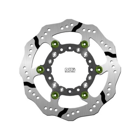 NG brake disc front KAWASAKI KLX250 / 300 '93-07, KX125 / 250 '95-02, SUZUKI RMZ250 '04-06 (270X100X3mm) WAVE floating
