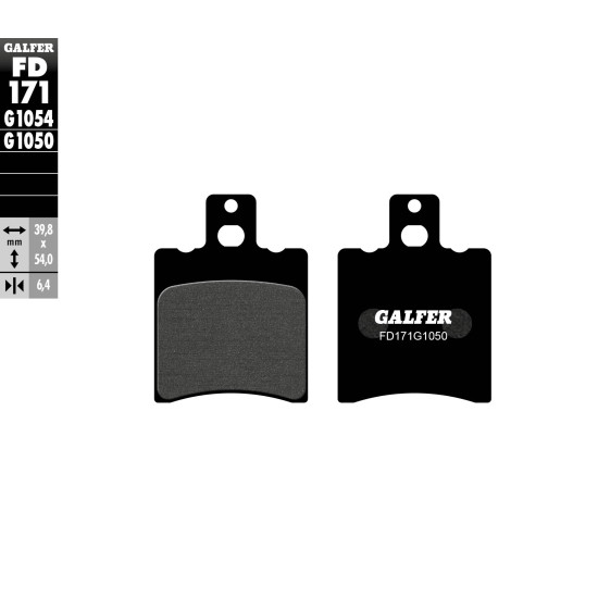 GALFER brake pads KH206 SEMI-METALLIC