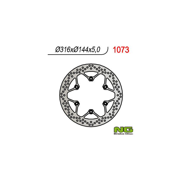 NG brake disc front HONDA ST 1100 '96-'01 (316X144X5) VF750C '94-'04, VT1100C '92-'98, NTV 650 '88-'98