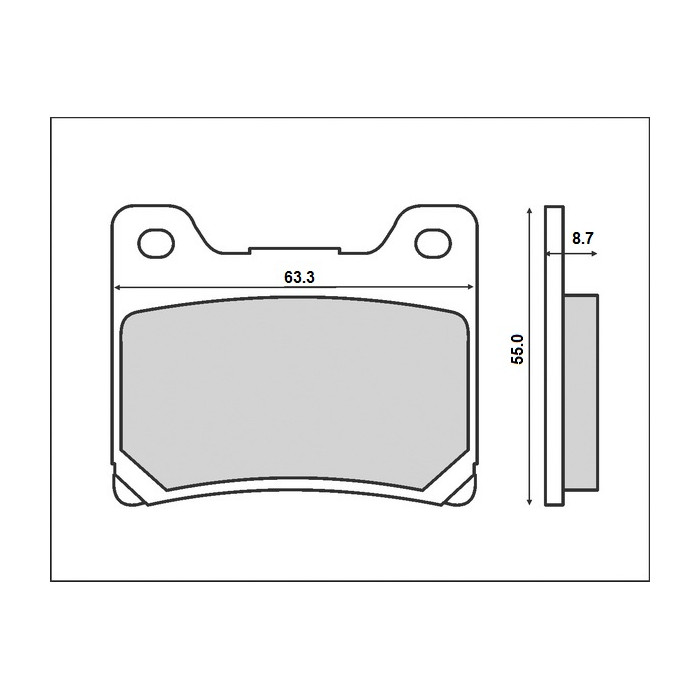 BRENTA brake pads KH88 (FT 3053)