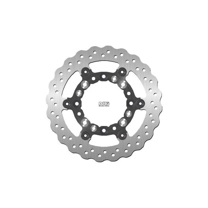 NG brake disc front KAWASAKI KDX 125 '90-03, KLX 250 '09-14, KLX 650 '93-14 ( 250X100X3mm) (4 holes) WAVE floating